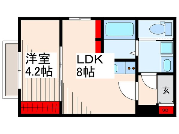 ホライゾンⅢの物件間取画像